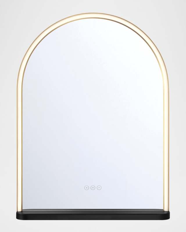 Serin 36" LED Lighted Mirror with Shelf